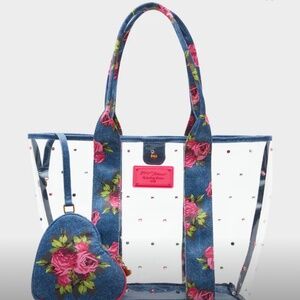 Betty Johnson clear tote
